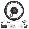 Ktaxon 48V 1000W Electric Bicycle Motor Kit, 26" Front Wheel E Bike Conversion Kit W/LCD Display (without Battery)